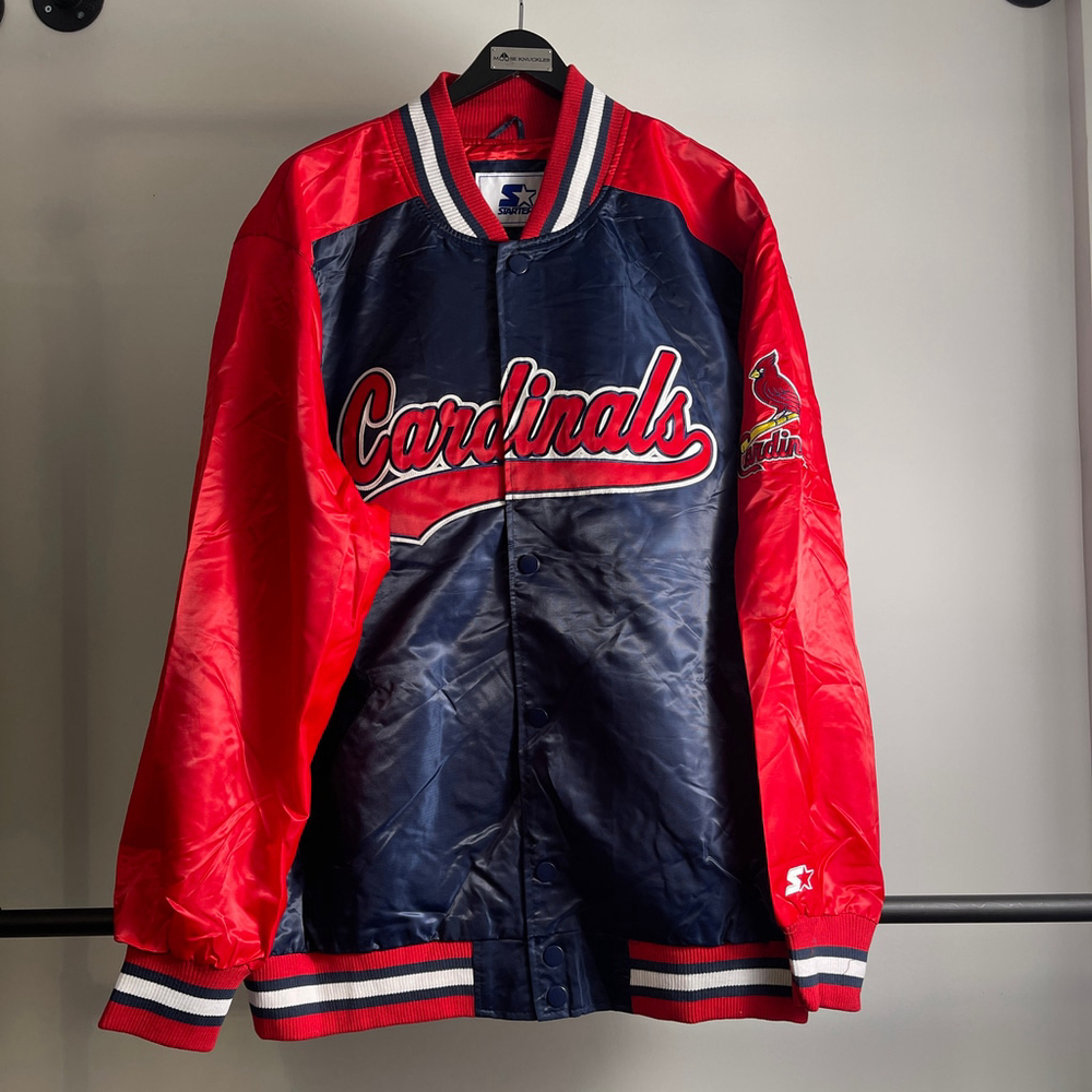 Men's Starter St. Louis Cardinals light Jacket 2XL or 3XL